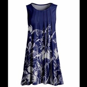 Gorgeous patterned pleated tunic